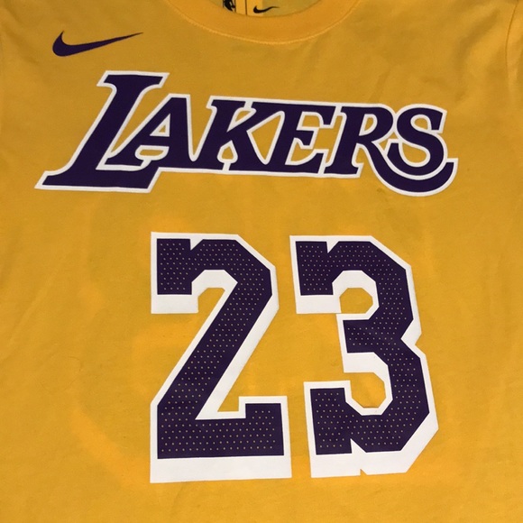 Nike LeBron James Lakers Shirt - Picture 5 of 8